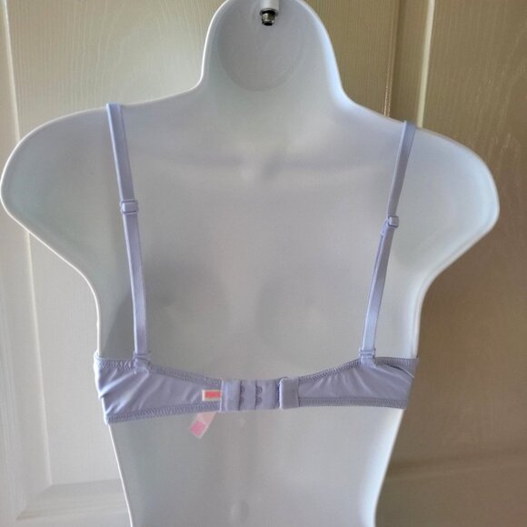 Victorias Secret PINK Lightly Lined Demi Bra Lavender RN54867 Size 34C - Picture 2 of 8